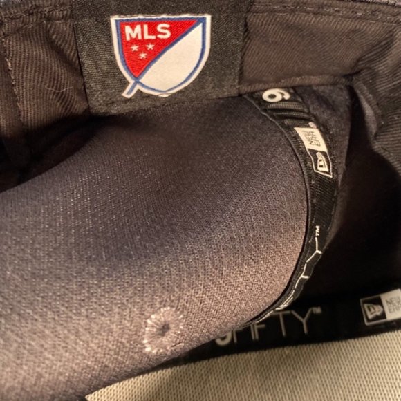 New Era MLS Real Salt Lake RSL Snapback Hat Official Charcoal Grey Game Cap - Picture 7 of 7